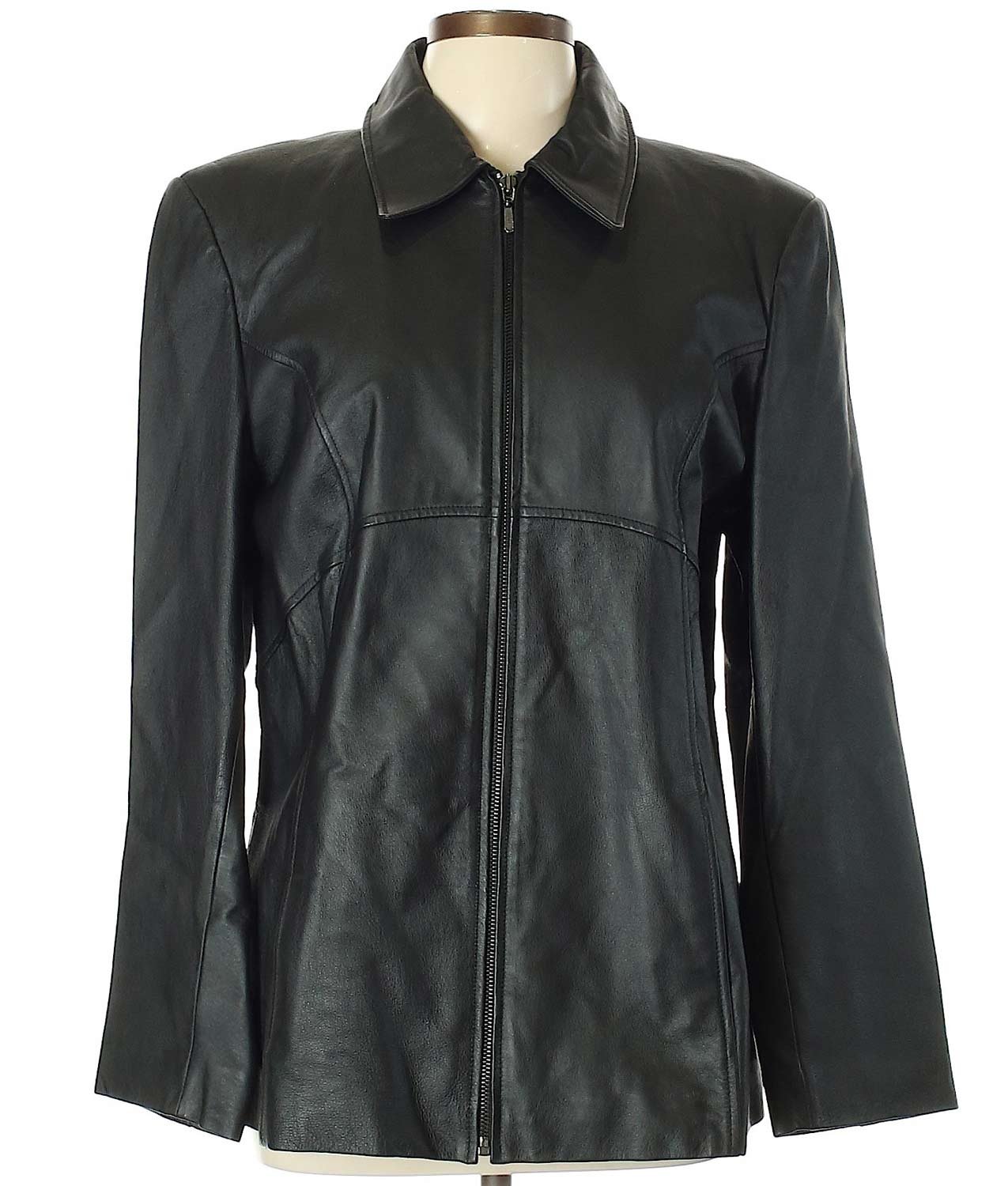 Jacqueline Ferrar Black Leather Jacket